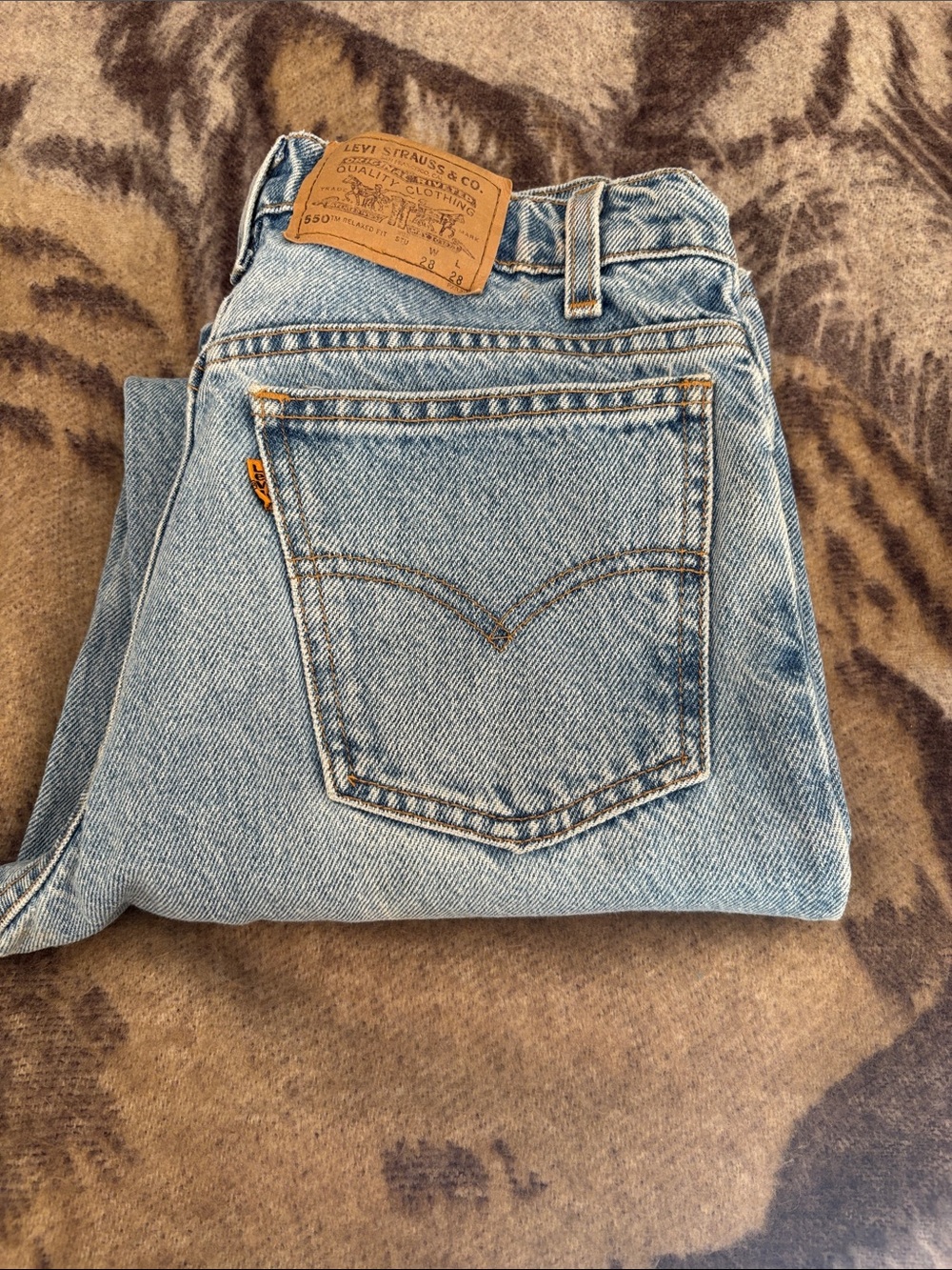 Vintage orange tab vintage levies Classic Jeans